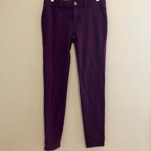 Maroon jeggings